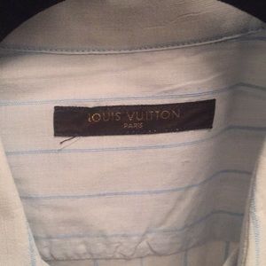 Men’s LOUIS VUITTON Striped Linen Shirt
